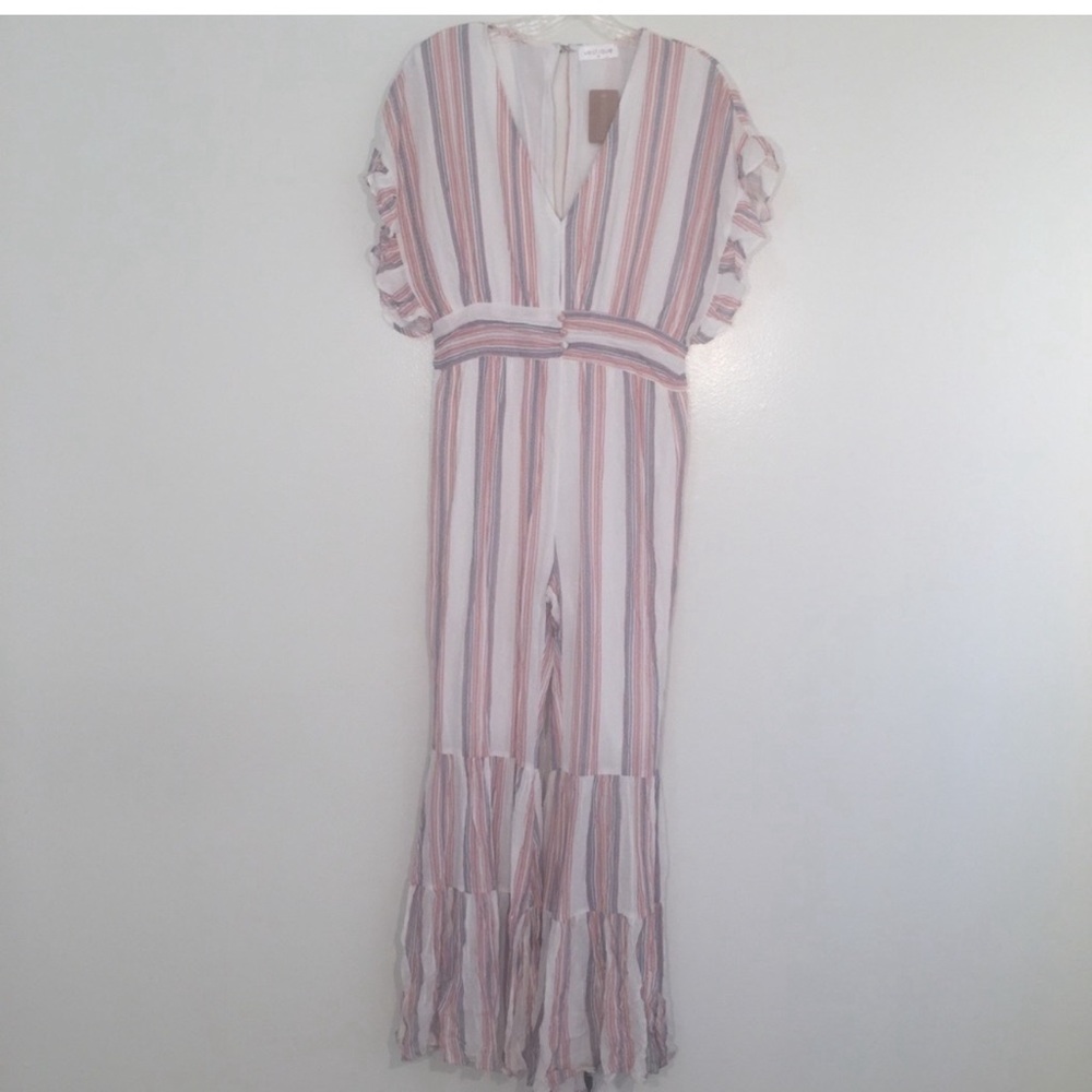 Vestique Hey sweetie bell bottom striped jumpsuit - Picture 4 of 14